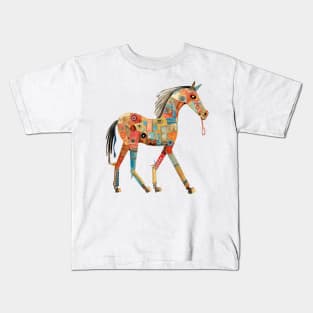 Whimsical Cute Horse Kids T-Shirt
